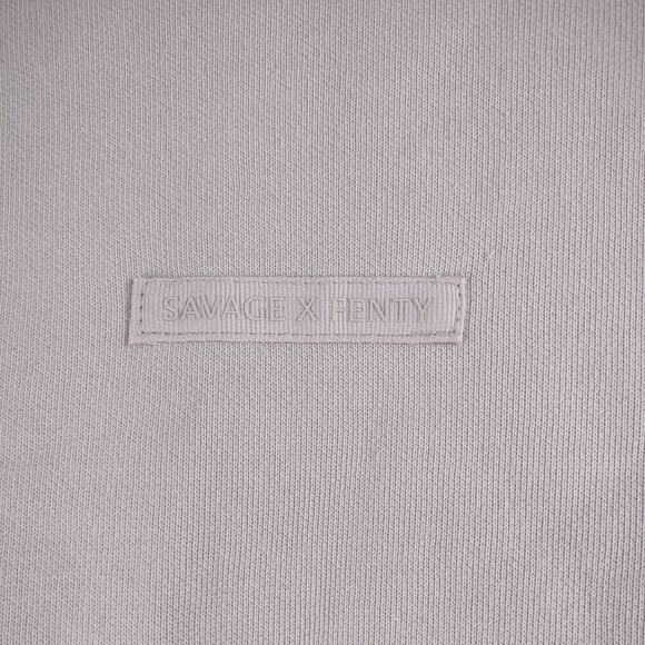 Savage x Fenty Cream Oversized Sweatshirt, Size Medium - Picture 7 of 8